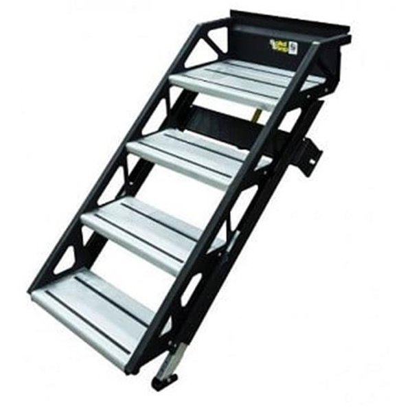 Lippert Components Lippert Components 678028 32 in. Manual Fold-Down Quad Steps 678028